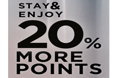 Stay and Enjoy 20% More Points